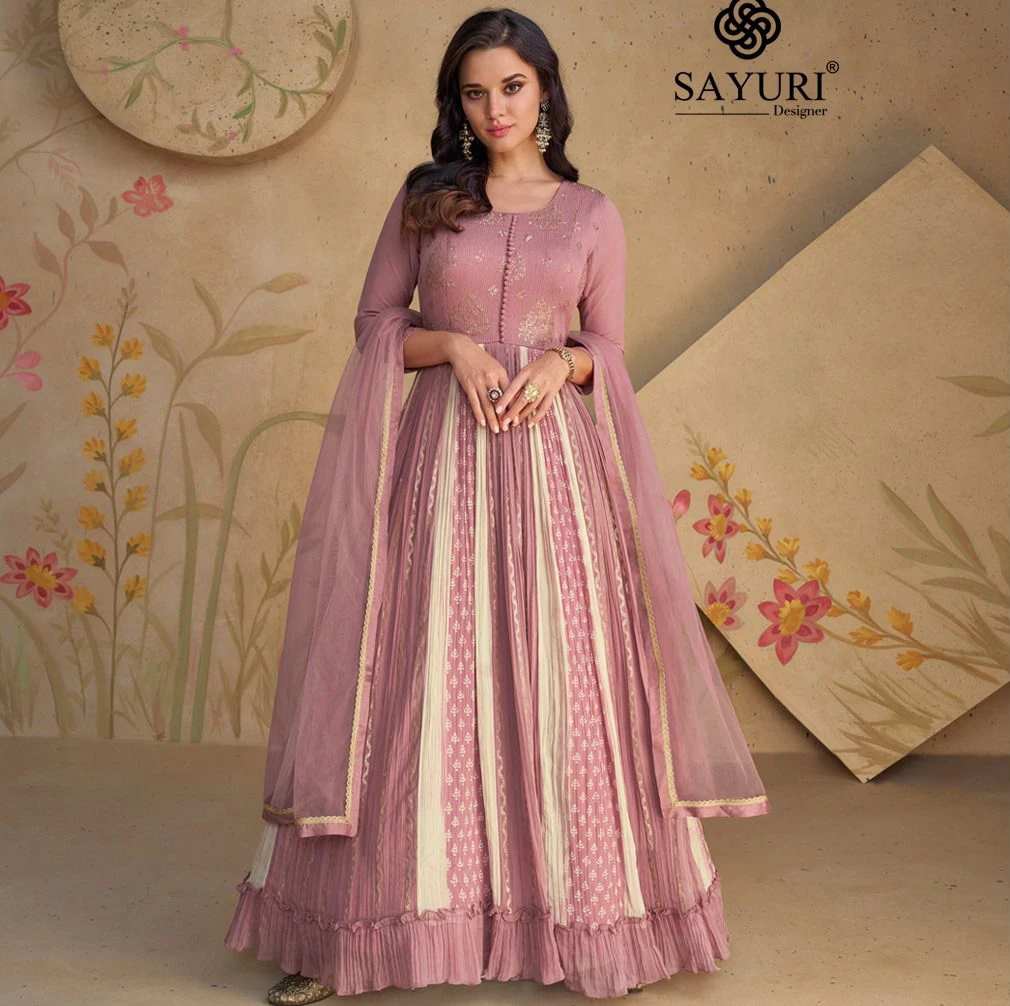 Sayuri Designer Floral Vol 2 Real Georgette Wholesale Designer Readymade Salwar Suit Catalog
